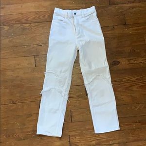 Rachel Comey distressed white denim size 4
